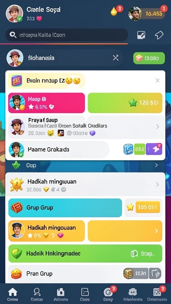 Tangkapan layar memperlihatkan karakter utama dalam aksi melawan monster.
