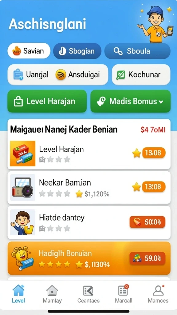 Antarmuka yang menarik dan mudah digunakan.
