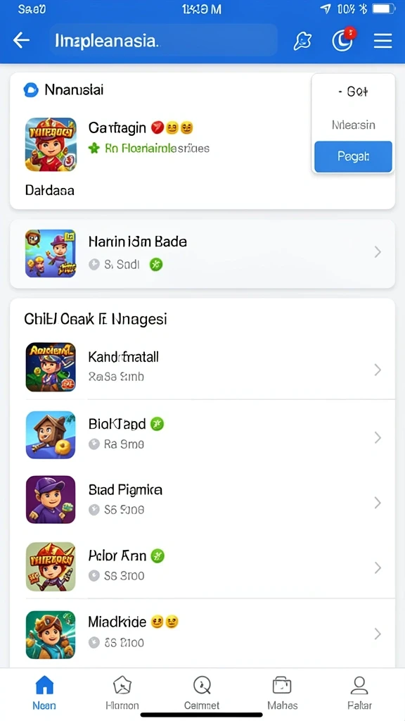 Screenshot misi seru yang penuh tantangan.