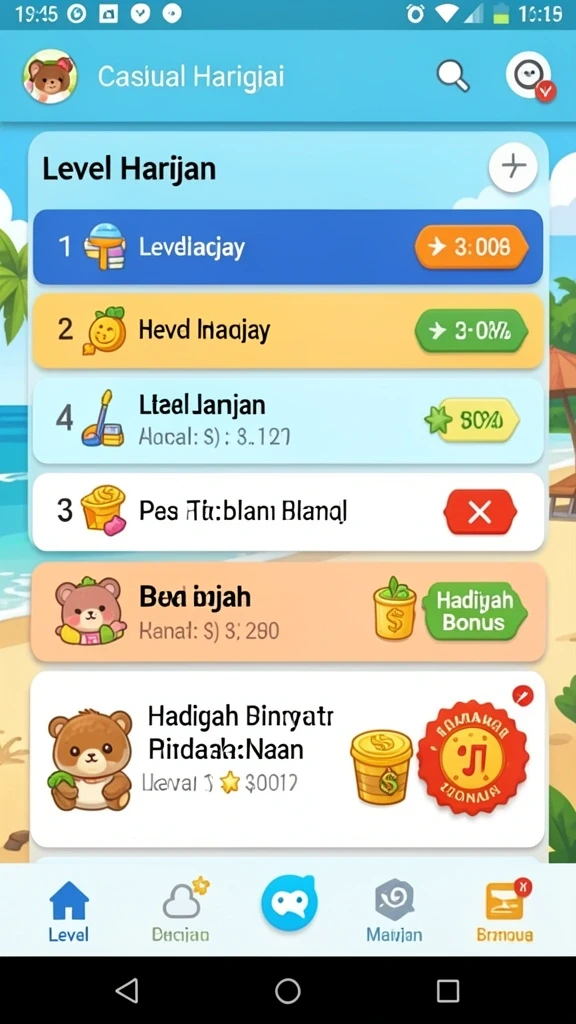 Tampilan antarmuka utama BADAK178.