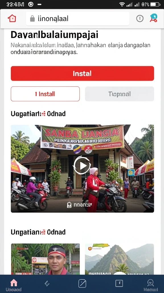 Tampilan antarmuka yang ramah pengguna.