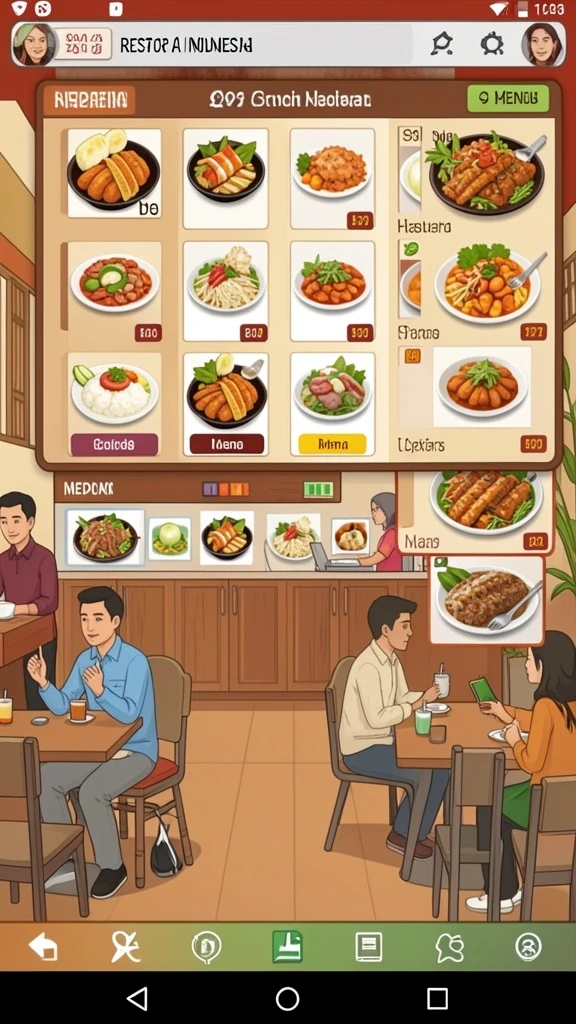 Tampilan antarmuka yang user-friendly.
