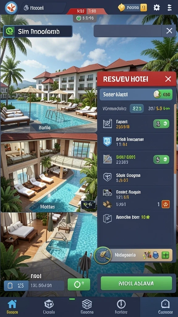 Gameplay yang seru dengan banyak pilihan permainan.
