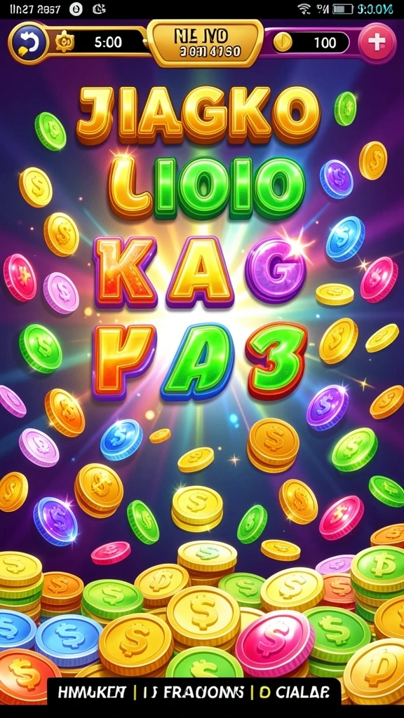 Tampilan awal game yang menarik dan informatif.