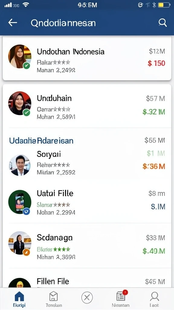 Antarmuka aplikasi IDOLABET88 yang user-friendly.