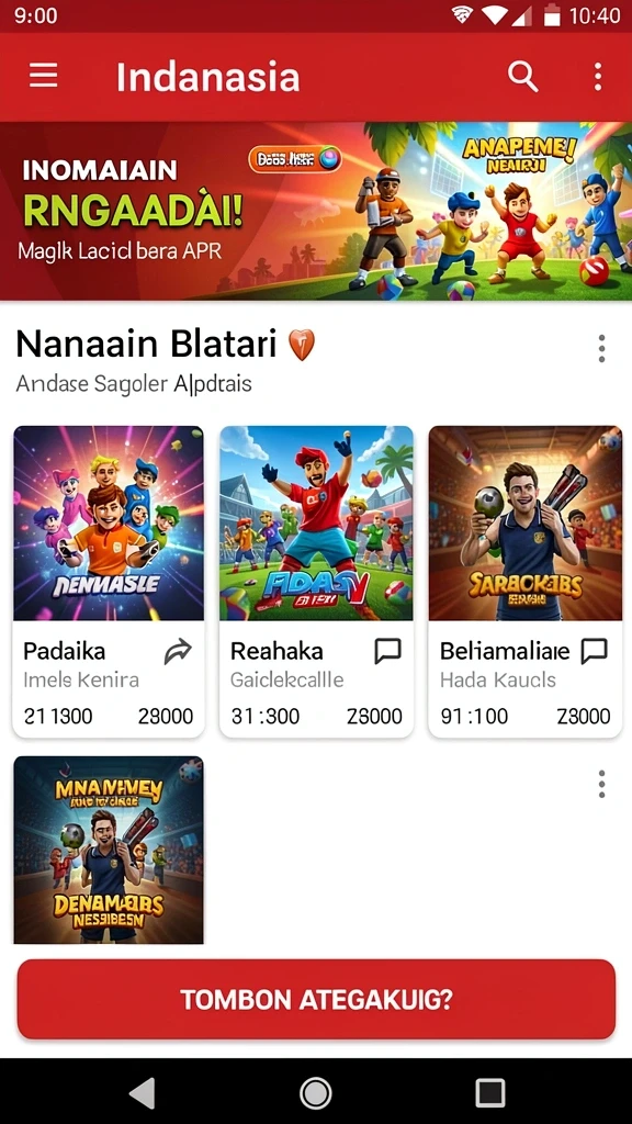 Beragam permainan kartu dan slot yang menarik.