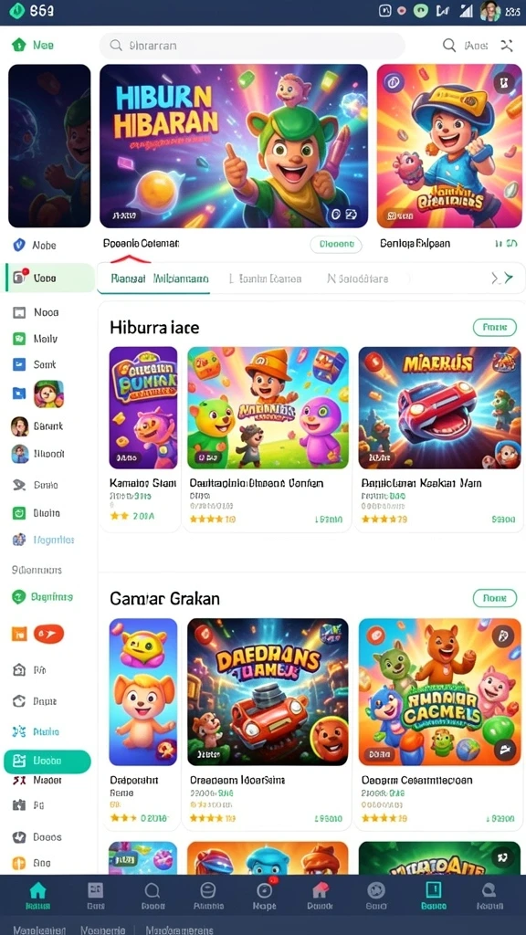 Fitur interaksi sosial yang meningkatkan pengalaman bermain.