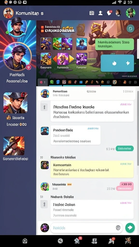 Tampilan layar utama JUTA7 yang menarik dan intuitif.