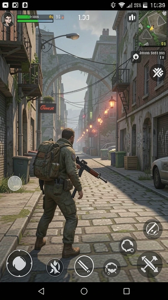 Screenshot menampilkan pemandangan grafis yang menakjubkan dari KRAMAT77.