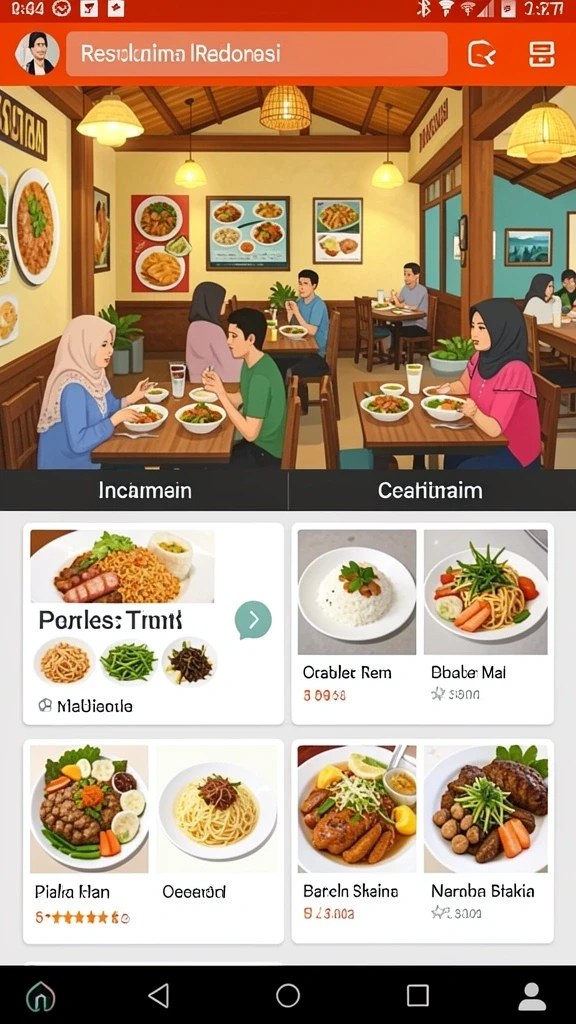 Tampilan antarmuka yang modern dan intuitif.