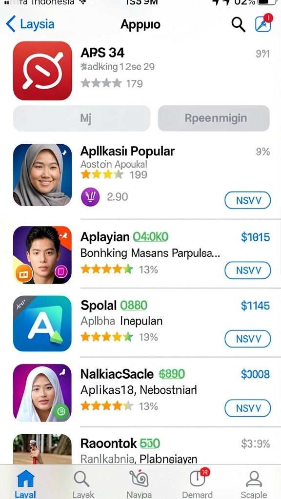 Beragam pilihan permainan judi online.
