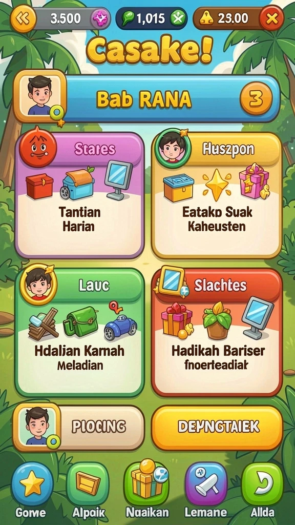 Tampilan awal MANTRA88 yang memukau dan menarik.