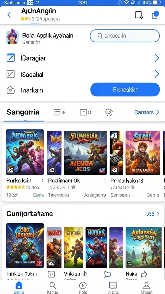Desain karakter yang kreatif dan unik.