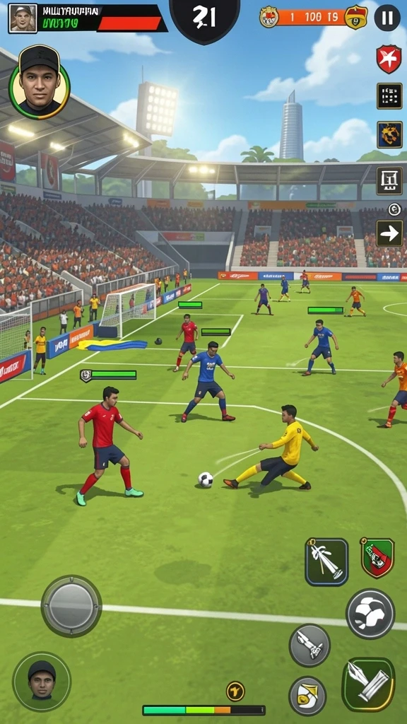 Screenshot menunjukkan gameplay yang adiktif dan menantang.