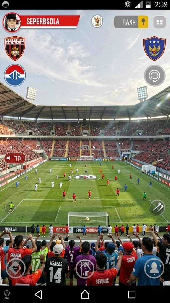 Nikmati live streaming pertandingan langsung.