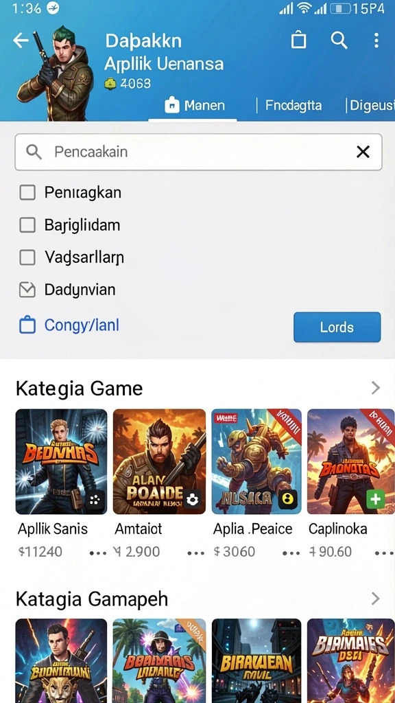 Tangkapan layar menampilkan karakter utama dalam aksi.