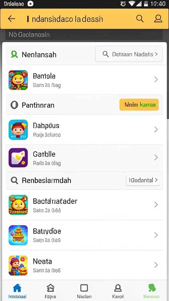 Antarmuka pengguna yang menarik dan intuitif.