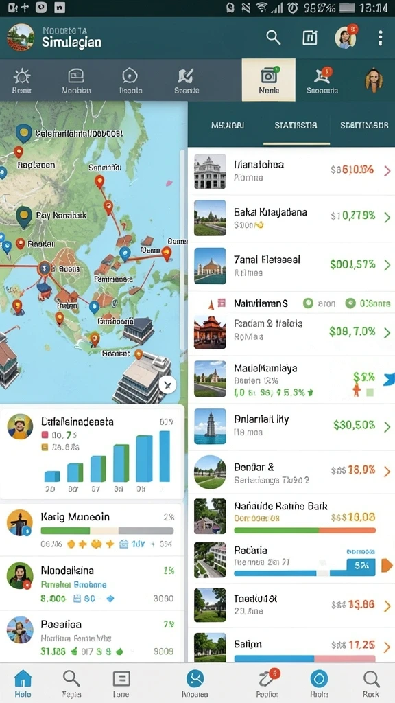 Misi harian yang menantang dan menarik untuk diselesaikan.