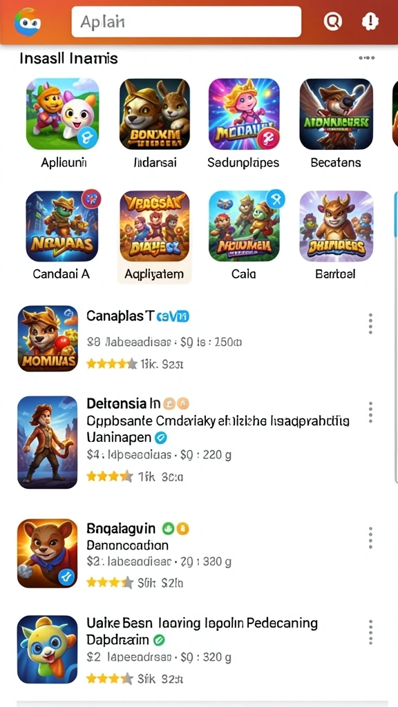 Screenshot menunjukkan karakter utama dalam petualangan.