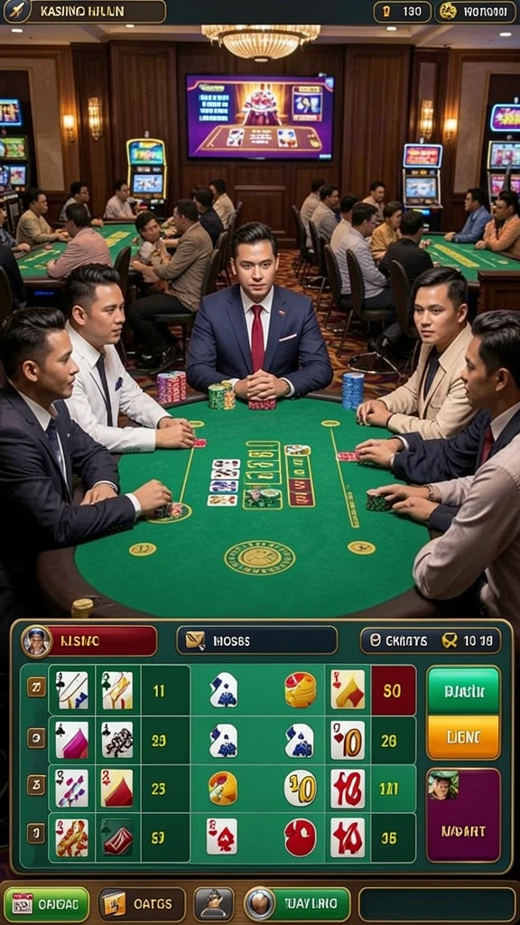 Tampilkan karakter utama dalam aksi pertarungan.