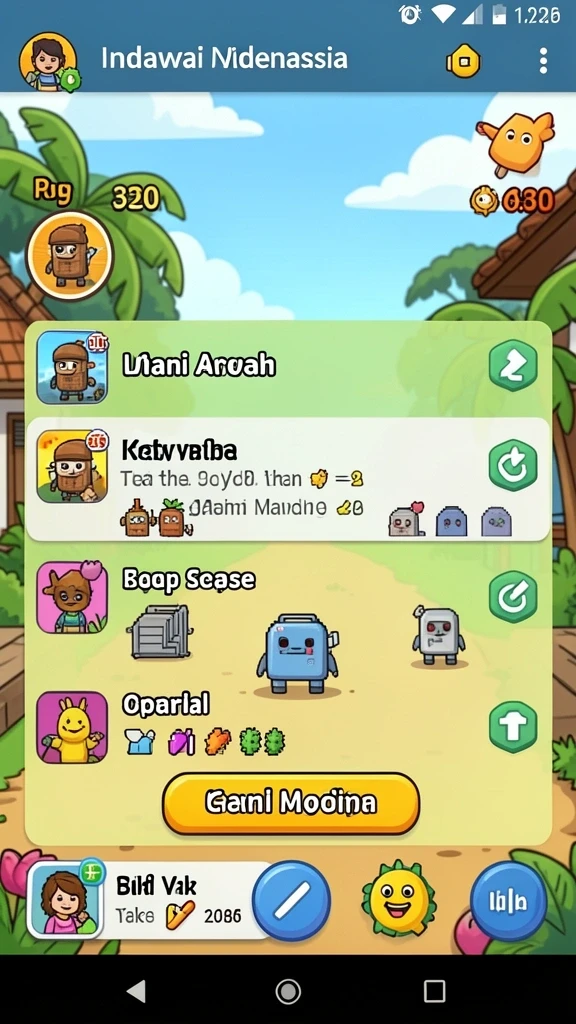 Menjelajahi peta baru yang menakjubkan.