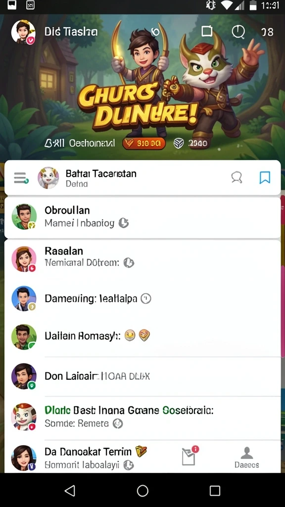 Bergabung dengan teman dalam sebuah quest epik.