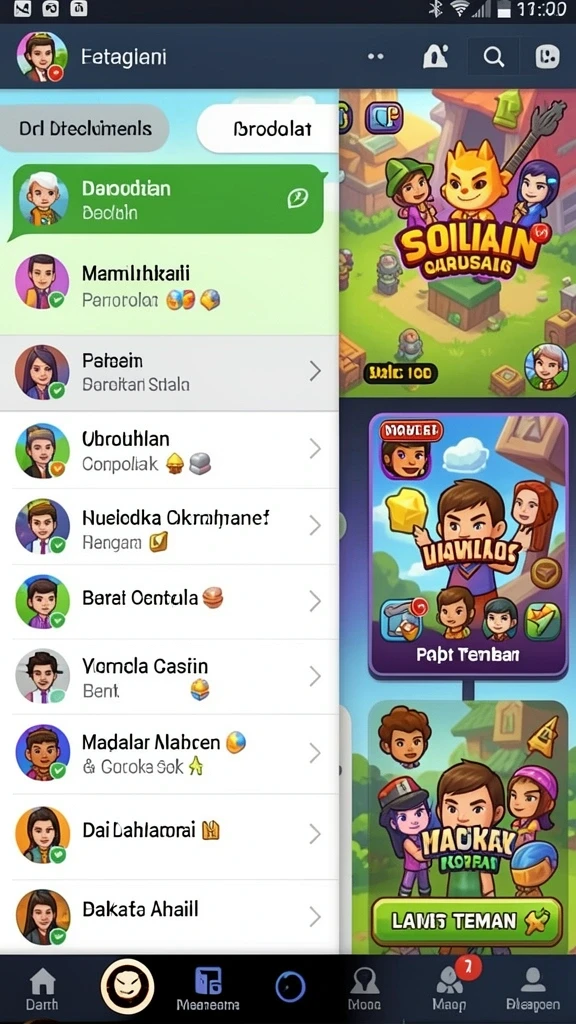 Beragam pilihan permainan yang seru dan menghibur.