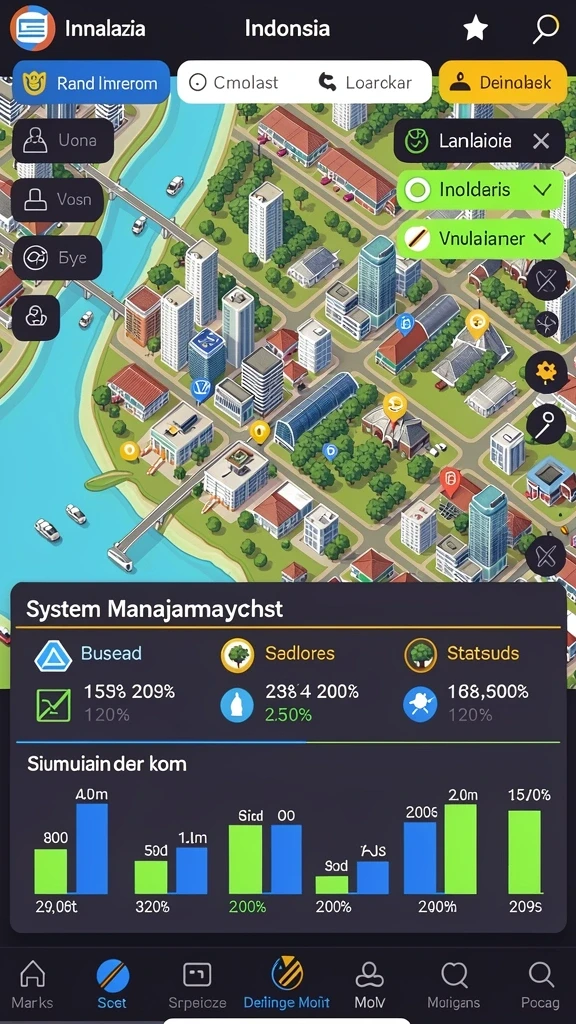 Tampilan antarmuka yang menarik dan modern.