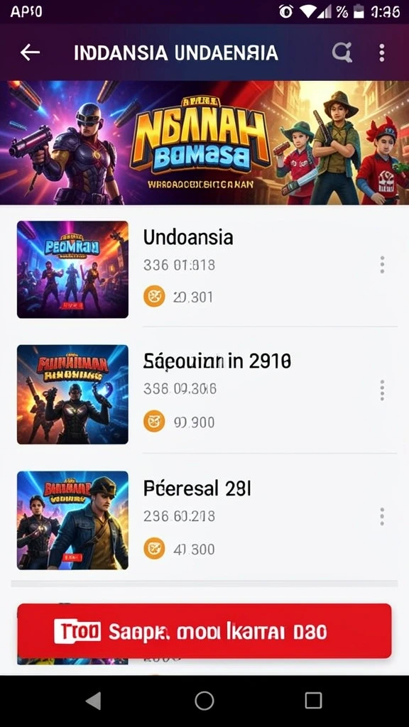 Tampilan utama aplikasi SURGA11 yang menarik.