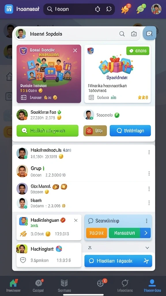 Tangkapan layar menampilkan pilihan karakter yang dapat disesuaikan.