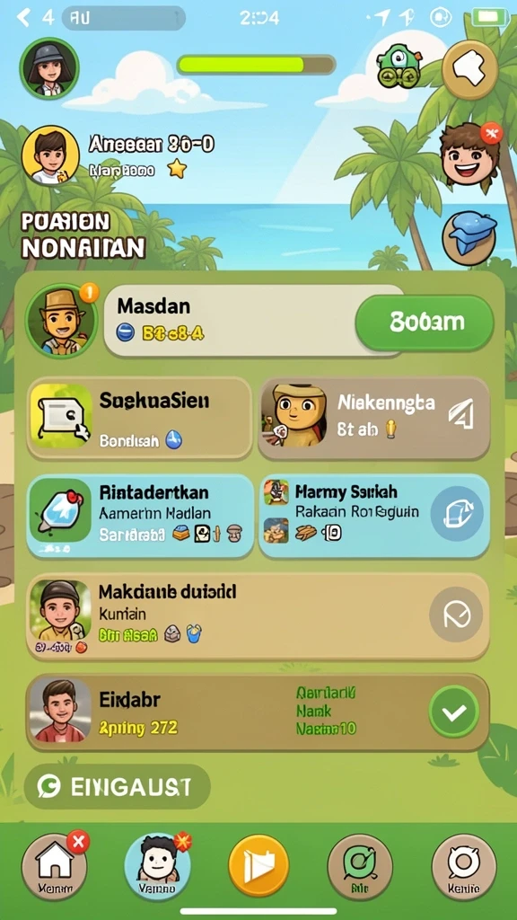 Screenshot menampilkan karakter utama dalam aksi menantang.