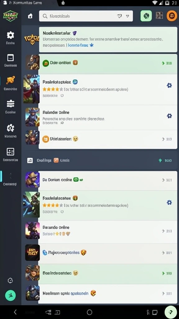 Tampilan grafis yang memukau dan penuh warna.