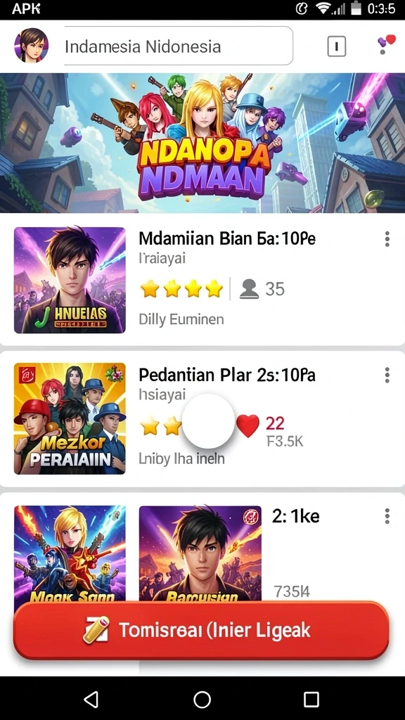 Setiap hasil undian ditampilkan secara real-time.